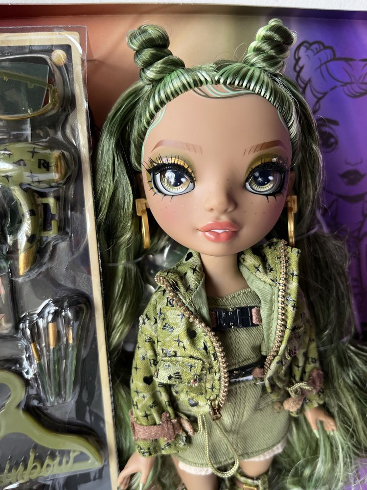 Rainbow high Olivia Woods Camo - Green/ Рейнбоу Хай Олівія Вудс Оливка