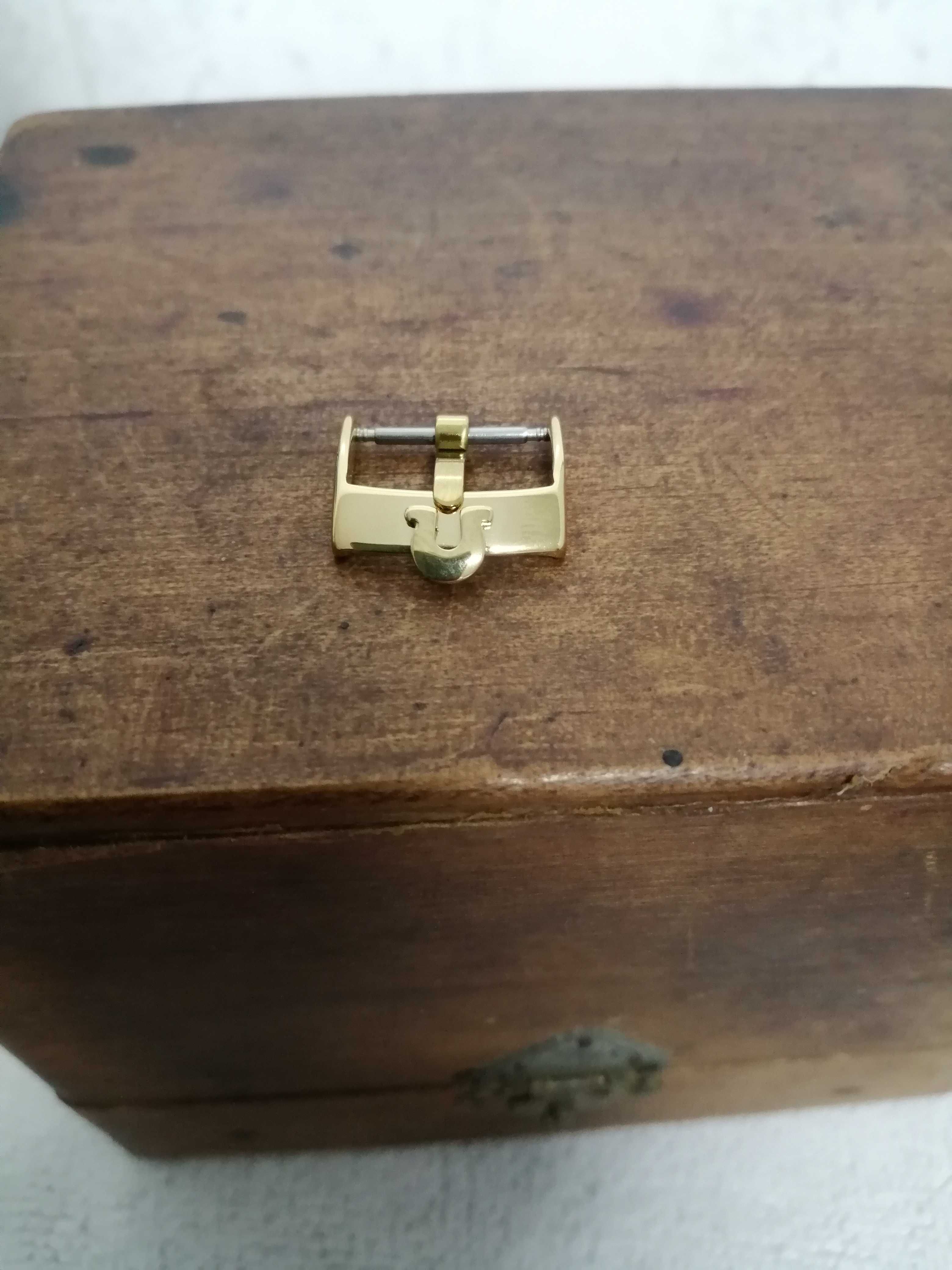 Fivela para relógios omega plaque ouro 18mm