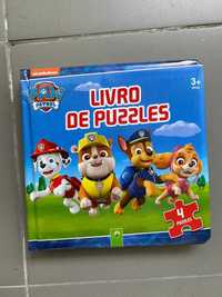 Livro com Puzzles para criança