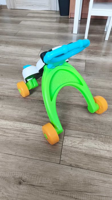 Interaktywny pchacz Zebra Fisher-Price wersja niemiecka chodzik