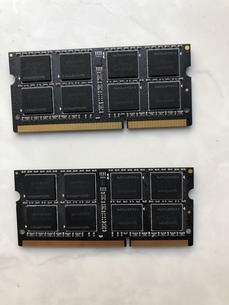 Оперативна пам'ять 2 шт. GOODRAM по 8 GB SO-DIMM DDR3 для Mac - 16 Гб
