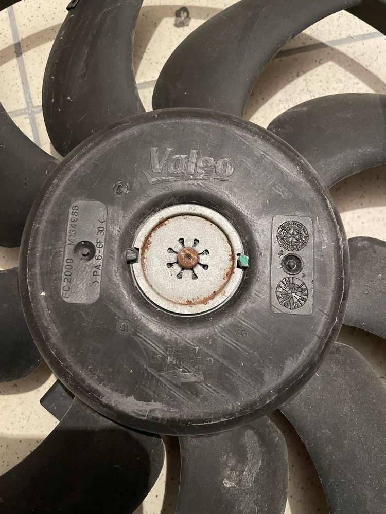 Вентилятор охолодження Valeo оригінал для Audi A4 B8, Q5