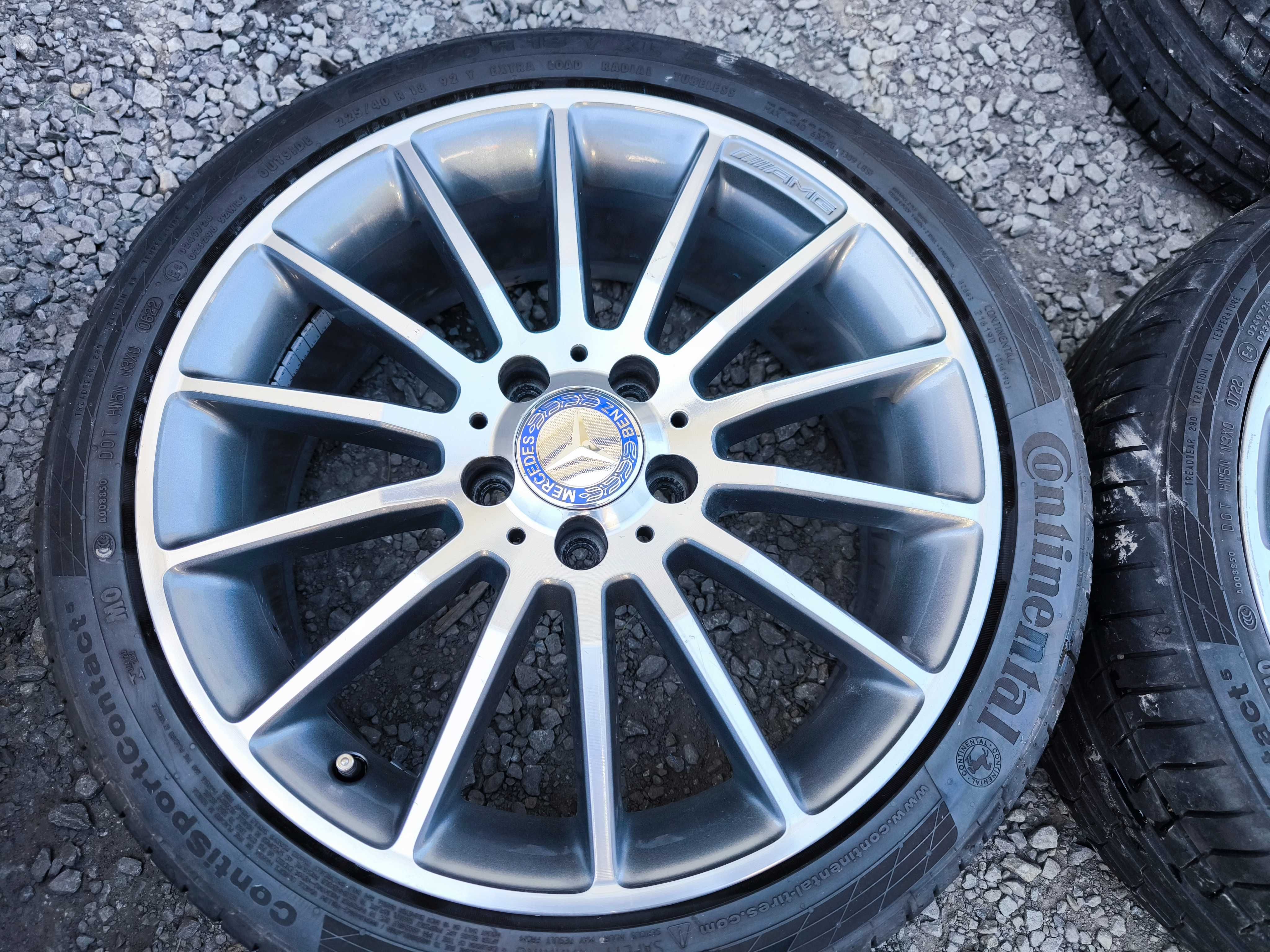 Koła Mercedes AMG A B C E Klasa CLA 18 cali 5x112 ET52 Opony 225/40