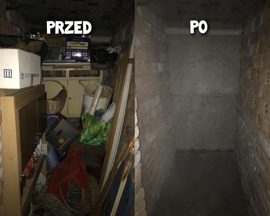 Wywóz gruzu śmieci po remontowych Opróżnianie mieszkań piwnic strychów