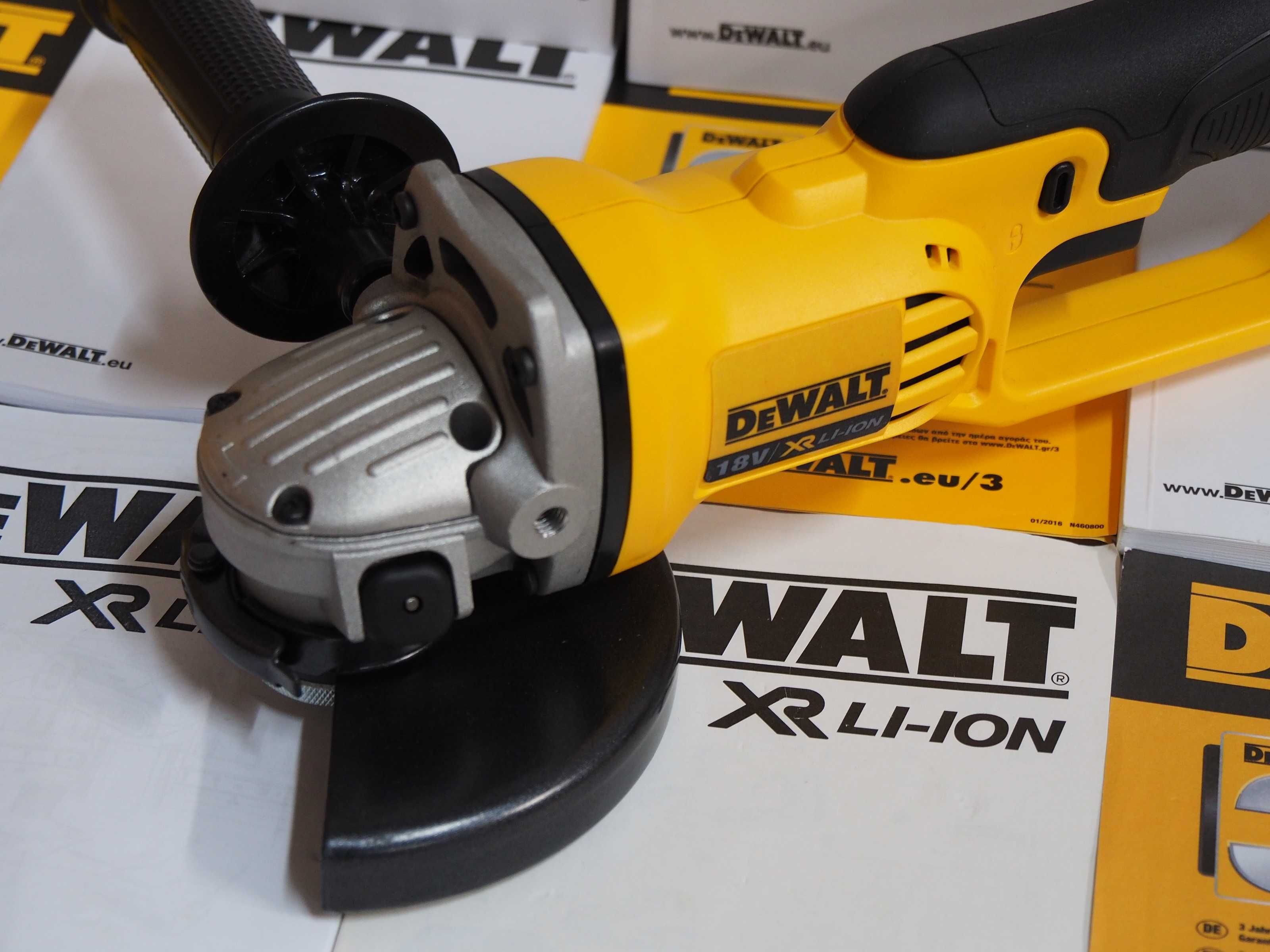 Zestaw DEWALT DCG 412 szlifierka kątowa+ bateria 18v 3ah aku