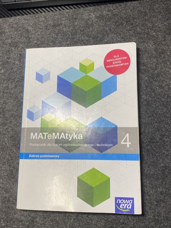 Podrecznik Matematyka 4 do liceum i technikum klasy 4 i 5