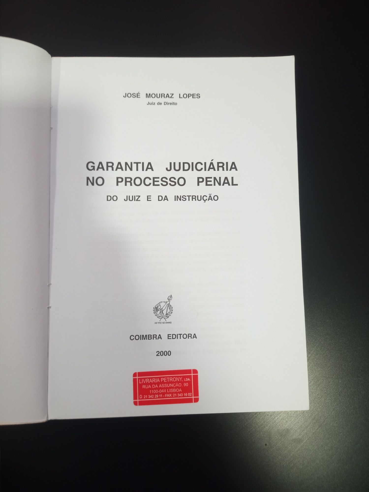 Garantia Judiciária no Processo Penal