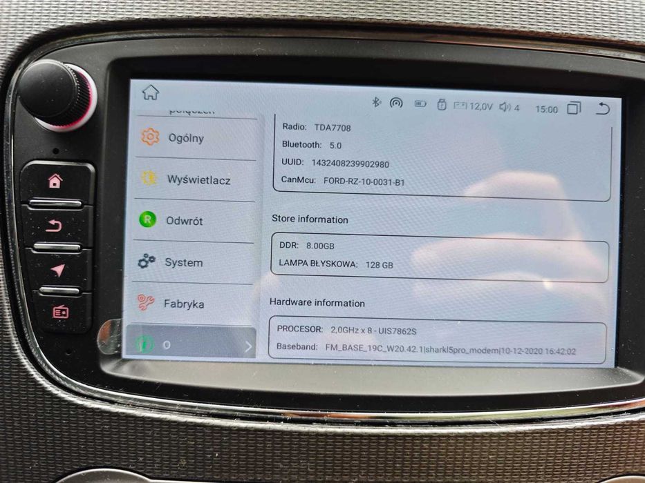 Radio nawigacja ANDROID Ford Connect Focus S-MAX Galaxy Mondeo MK4