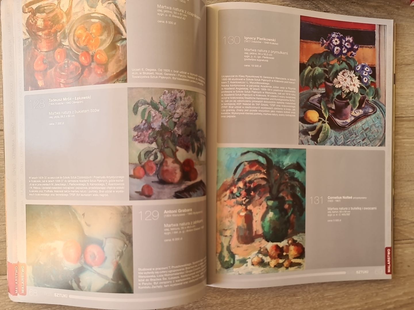 Sopocki Dom aukcyjny katalog Bliżej sztuki malarstwo meble ceramika