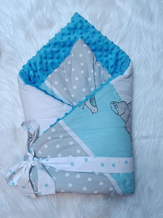 Rożek becik niemowlęcy od ręki wyprzedaż