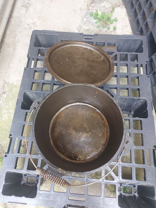 Caldeirão (tacho) em ferro fundido JSR grande capacidade