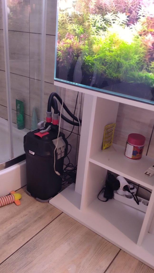 Akwarium 70 l opti white cały zestaw
