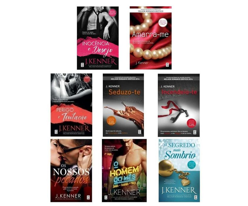 J. Kenner: Os Nossos Pecados/Seduzo-te /.. - Desde 8€