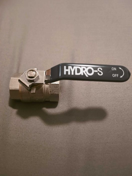 Zawór kulkowy 1cala z rączką HYDRO-S 25 bar.