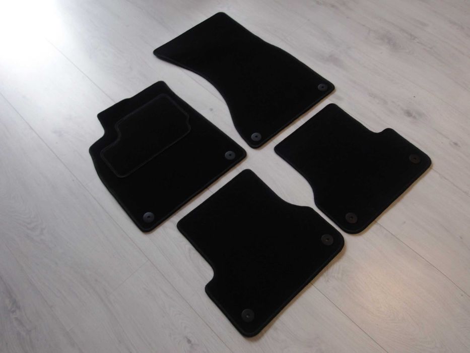 Dywaniki Welurowe AUDI A6 C7 Rok 11- Idealnie Dopasowane STOPERY