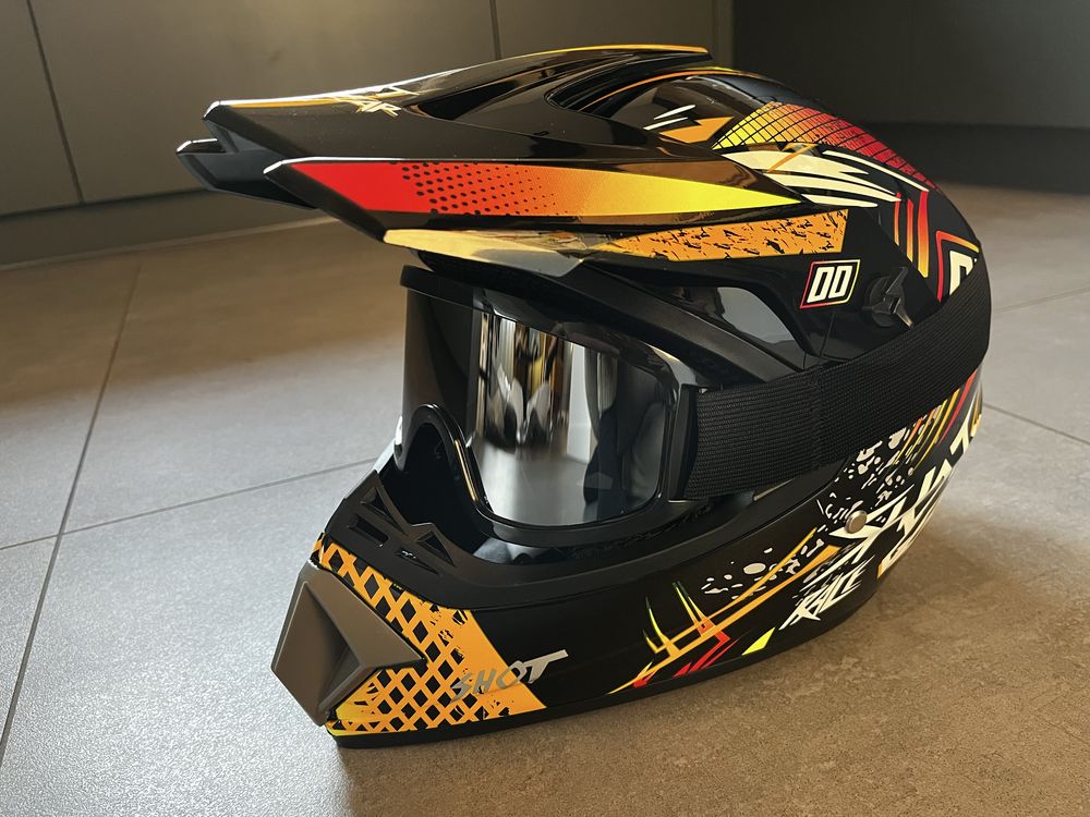 Kask rowerowy Fullface cross enduro atv quad MTB nowy rozmiar L