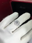 Кольцо в стиле Cartier 750 проба 2.85 ct