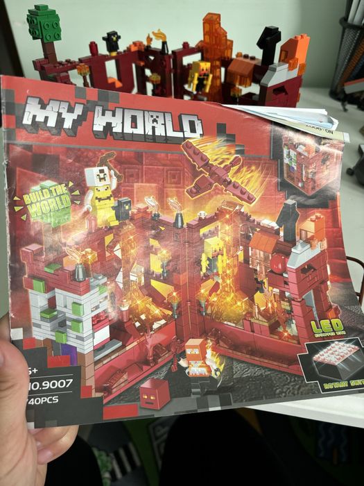 Świat Minecraft klocki / dwa zestawy