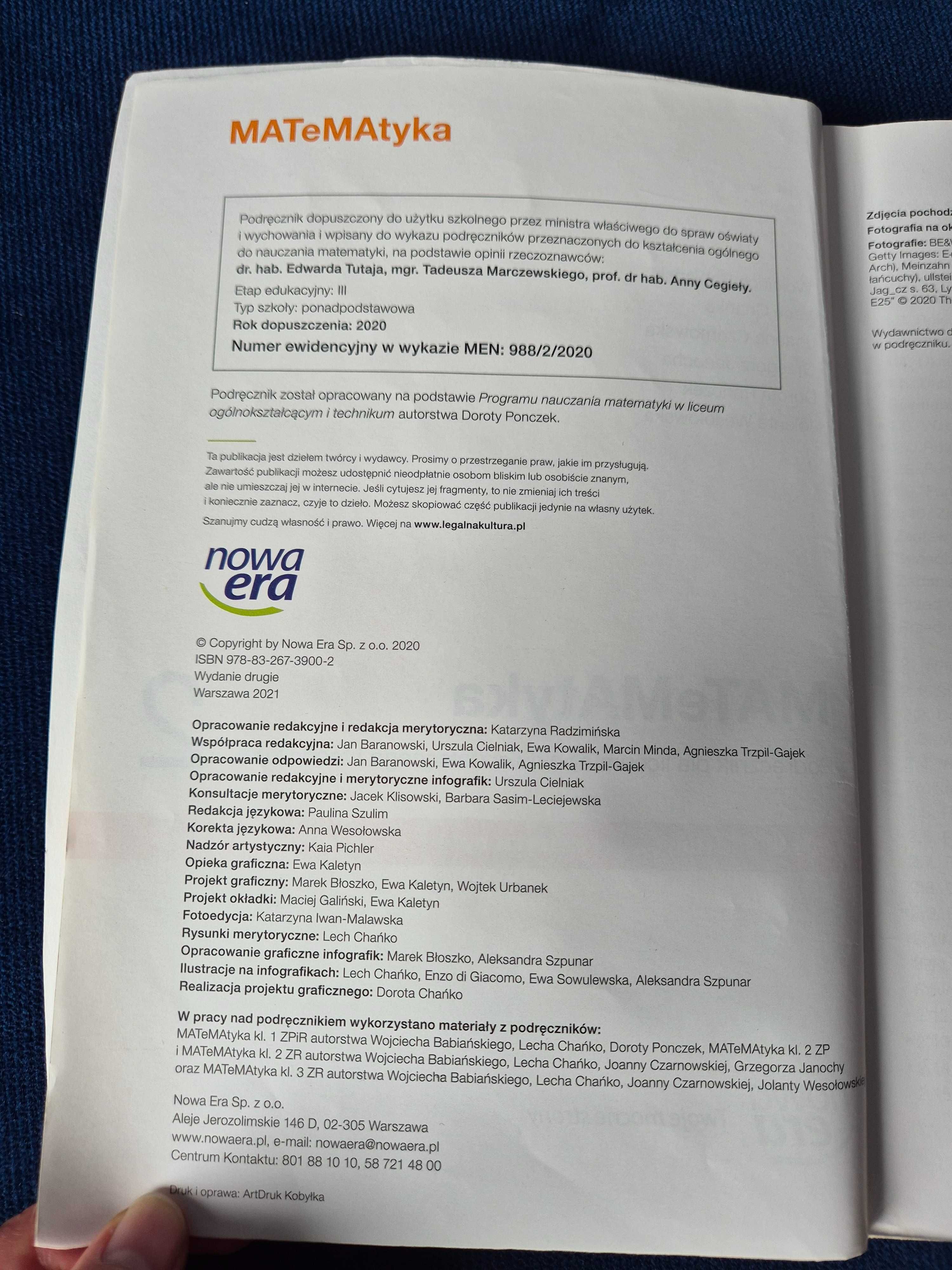 Matematyka 2 rozszerzony - 988/2/2020 - podręcznik