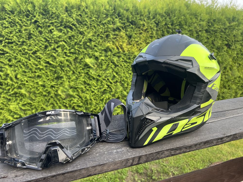 Kask asix 127 rozm: M 53-54 cm cross plus google
