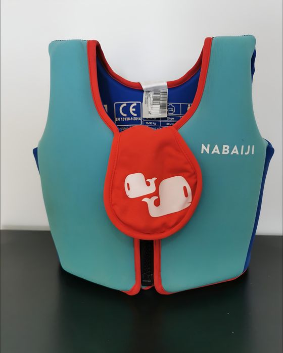 Colete de natação criança Nabaiji 15–18 kg (tamanho S)