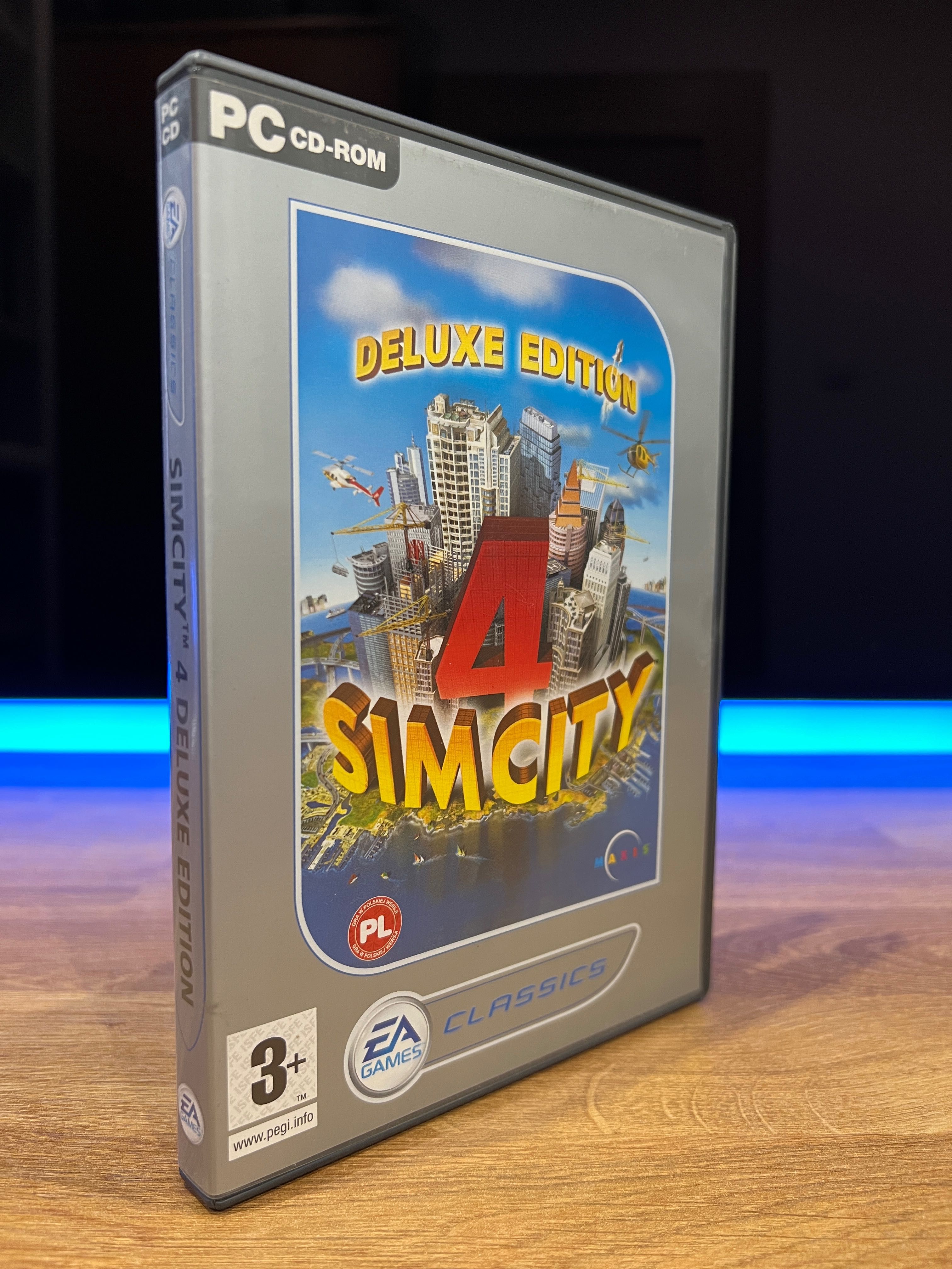 SimCity 4 Deluxe Edition (PC PL 2003) DVD BOX wydanie EA Classics