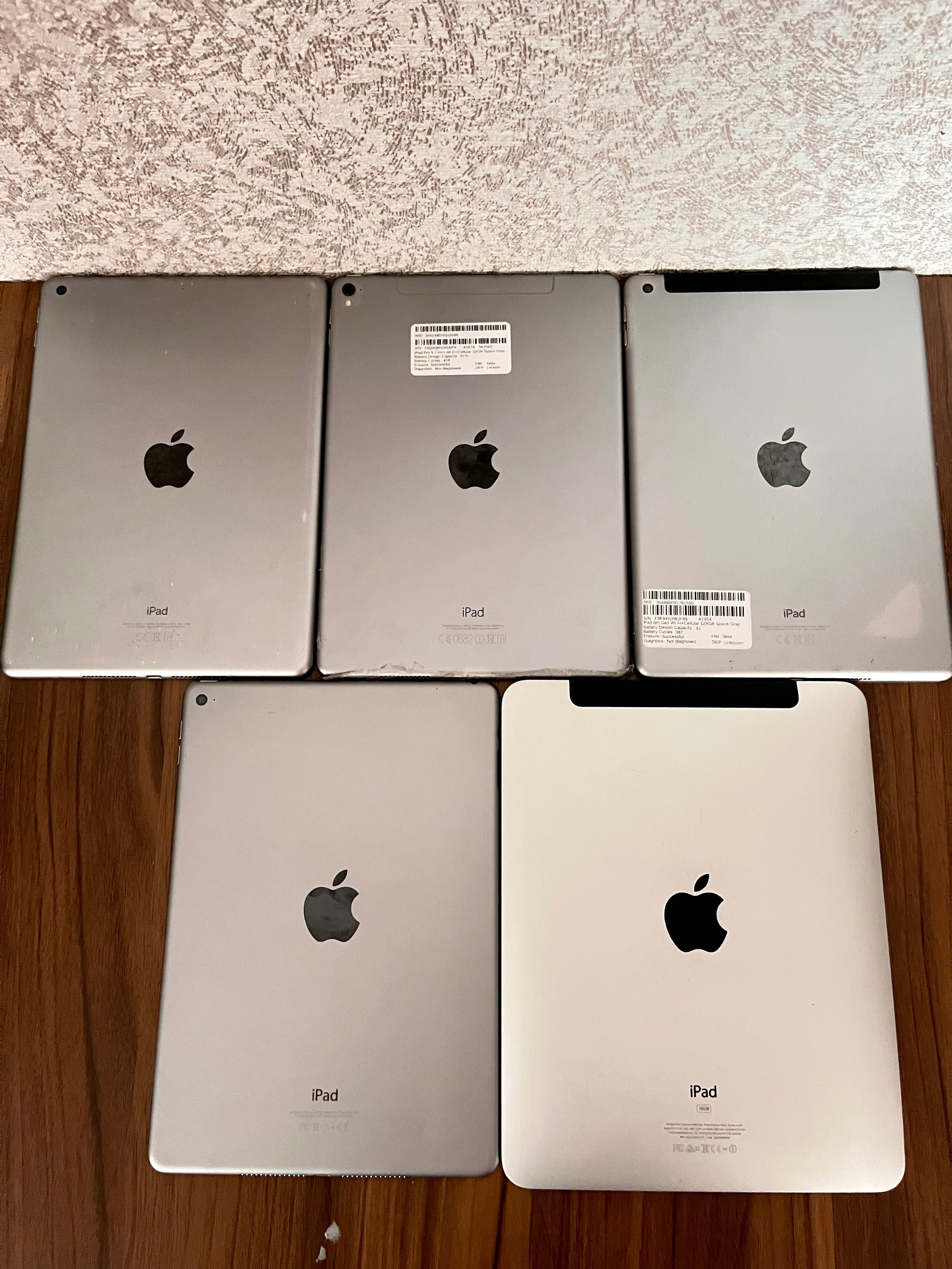 Лот 5 iPad - цілі та биті(під ремонт або запчастини)
