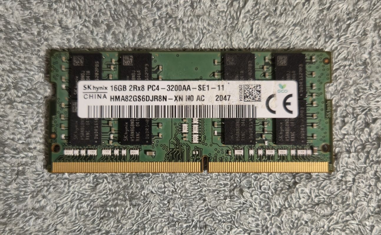 RAM 16GB SK Hynix DDR4 PC4 3200 1,2 V SODIMM