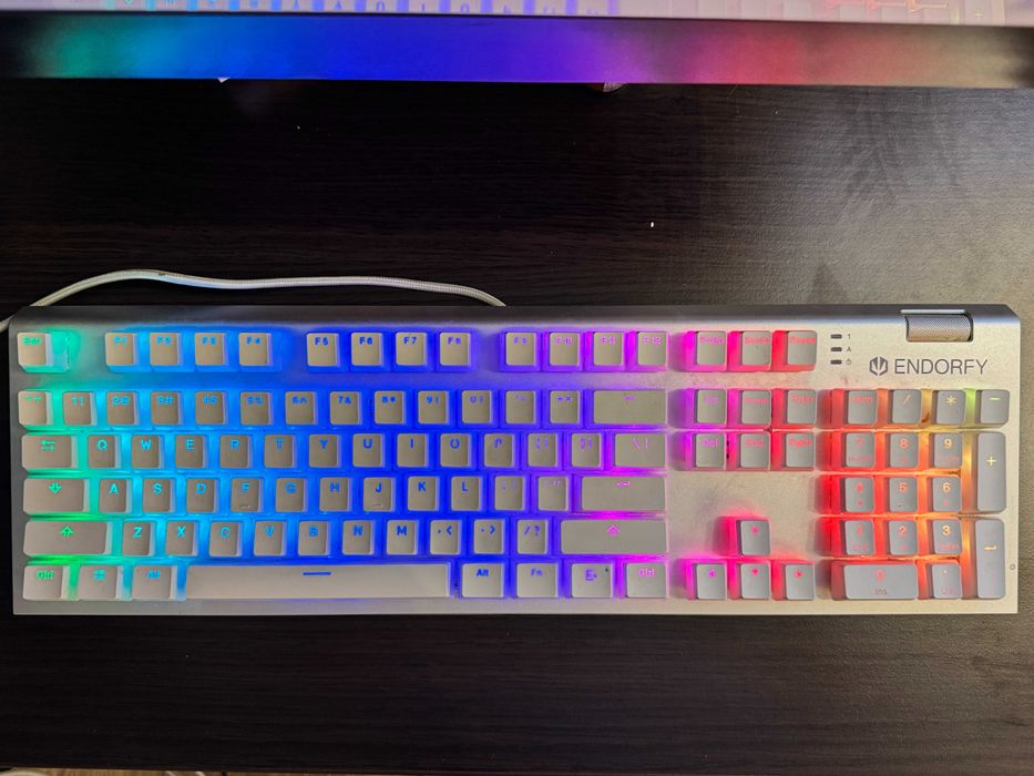 Klawiatura przewodowa  ENDORFY Omnis Onyx White  RGB