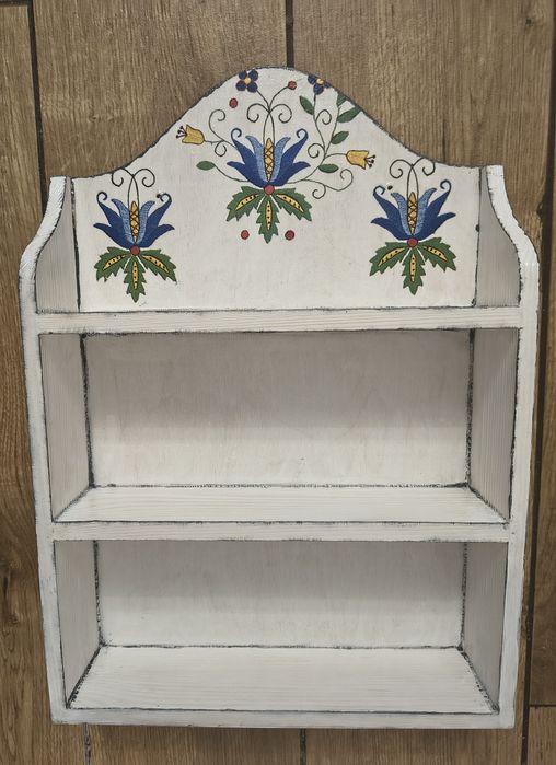 Półka decoupage dekoracja