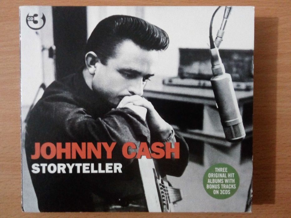 JOHNNY CASH - Storyteller 3xCD Edição com Faixas Bónus