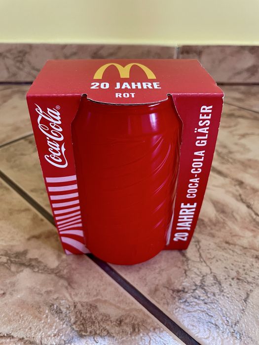 Szklanka Coca-Cola McDonald’s edycja limitowana czerwona Coca Cola