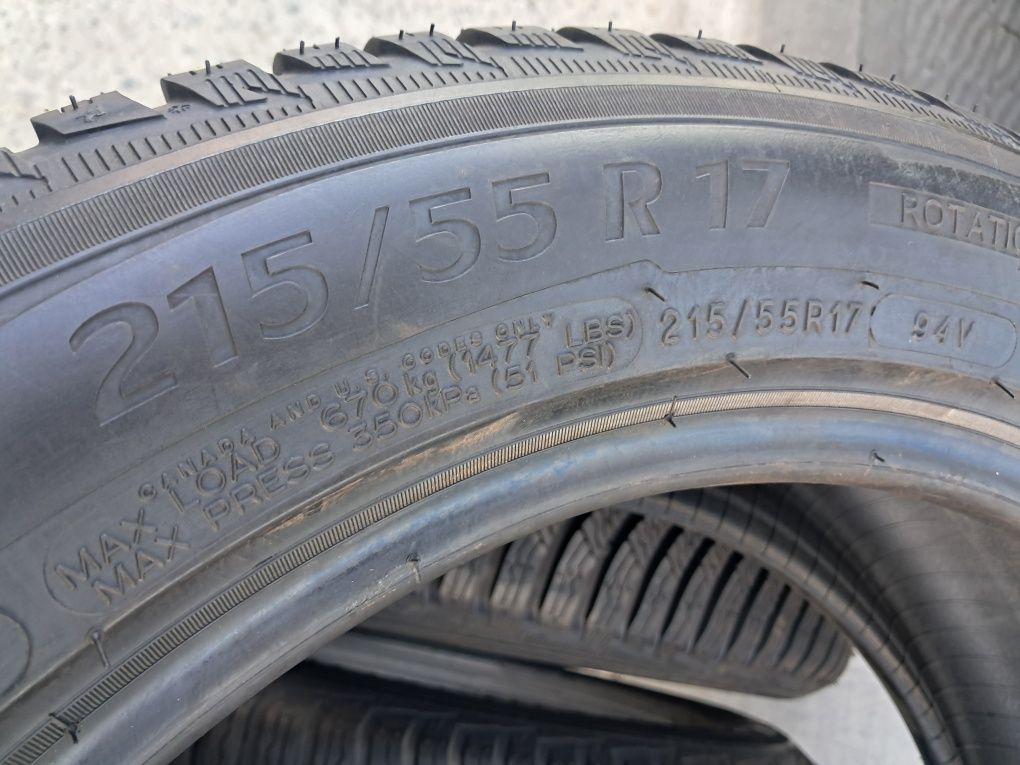 Резина зимова, НОВА, 215/55 R17 Michelin Alpin 5 AO (арт. 12832)