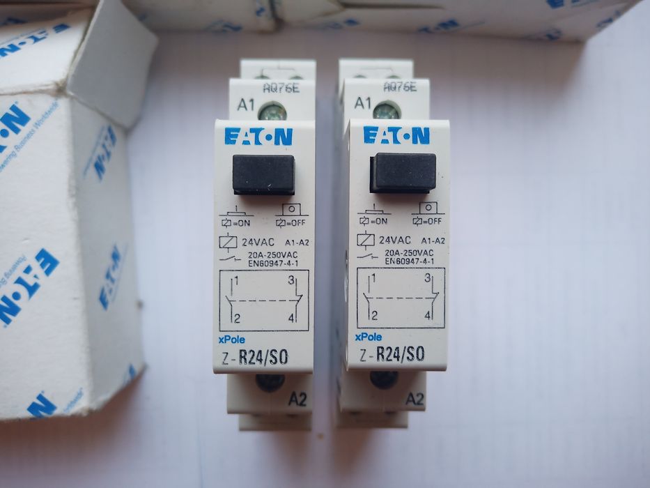 Установочное реле с кнопкой Z-R24/SO