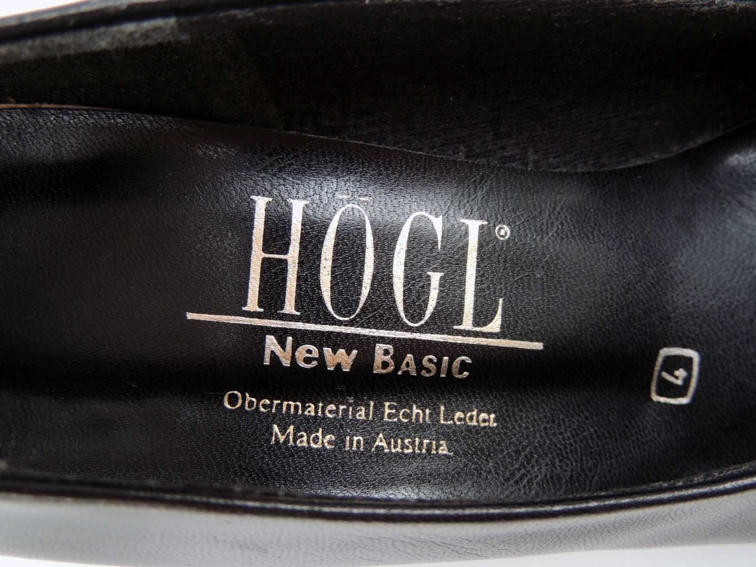 Z naturalnej skóry "HÖGL"  roz 4 (36,5)