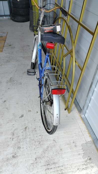 Rower damka z koszykiem