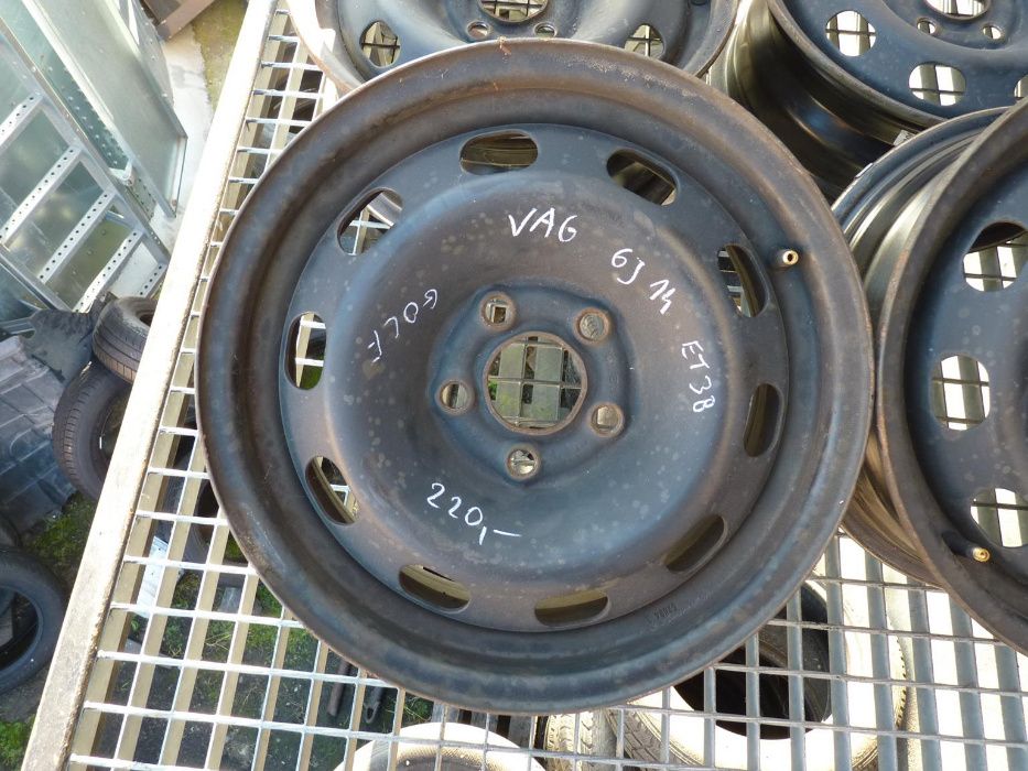 Felgi stalowe VAG VW Skoda Seat 6j14 et 38