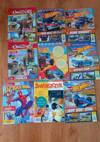 Zestaw gazetek dla dzieci Super zings, Spider-Man, Świerszyk,Dinozaury