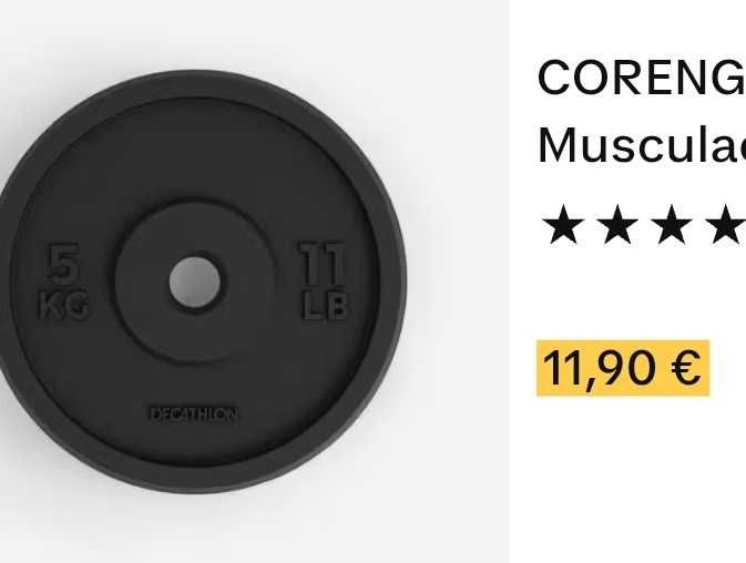 Pesos/malhas de musculação domyos