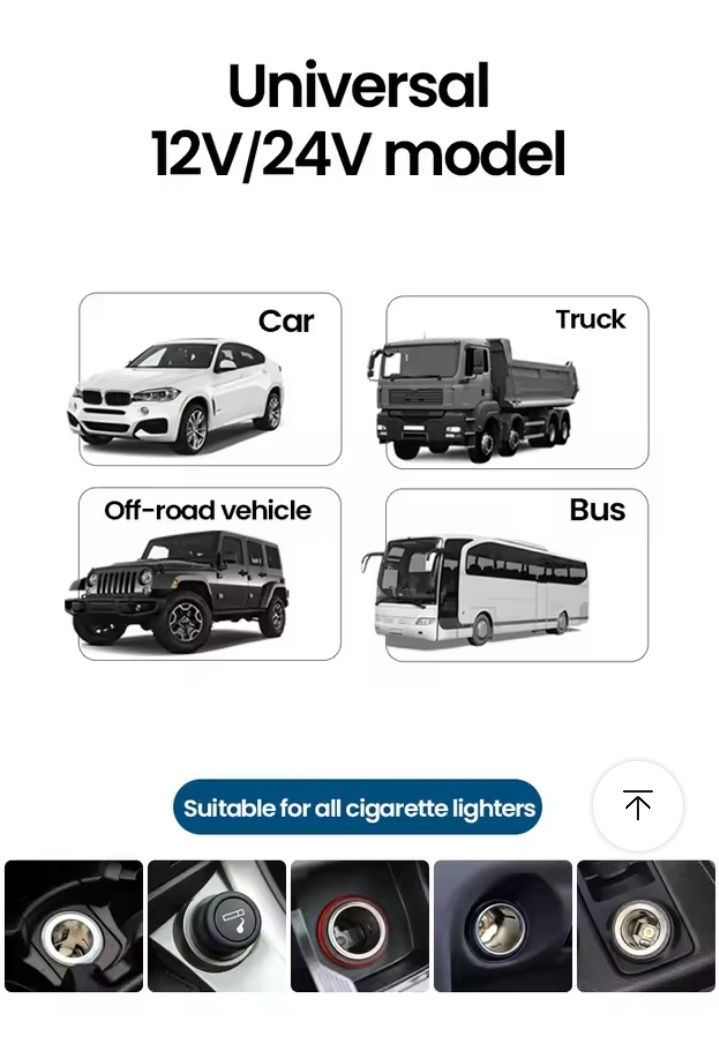 .Ładowarka samochodowa 5w1 wysuwana