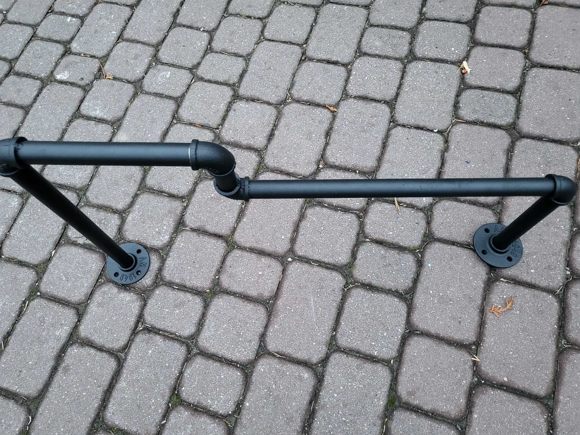 Uchwyt Wieszak industrialny do garderoby przedpokoju