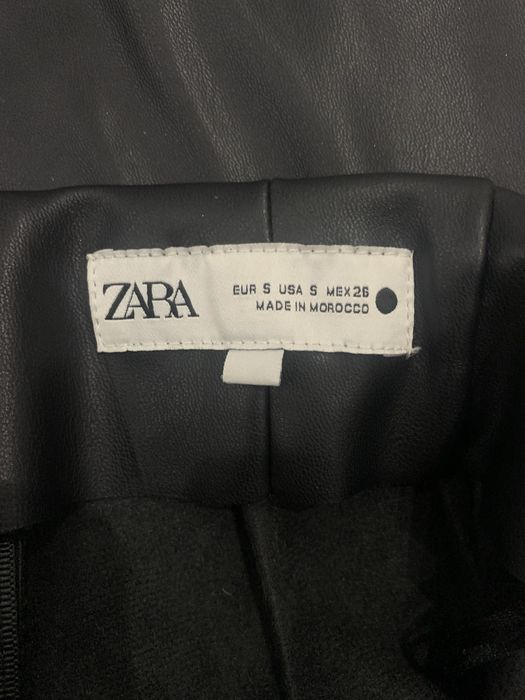 Шкіряна спідниця Zara