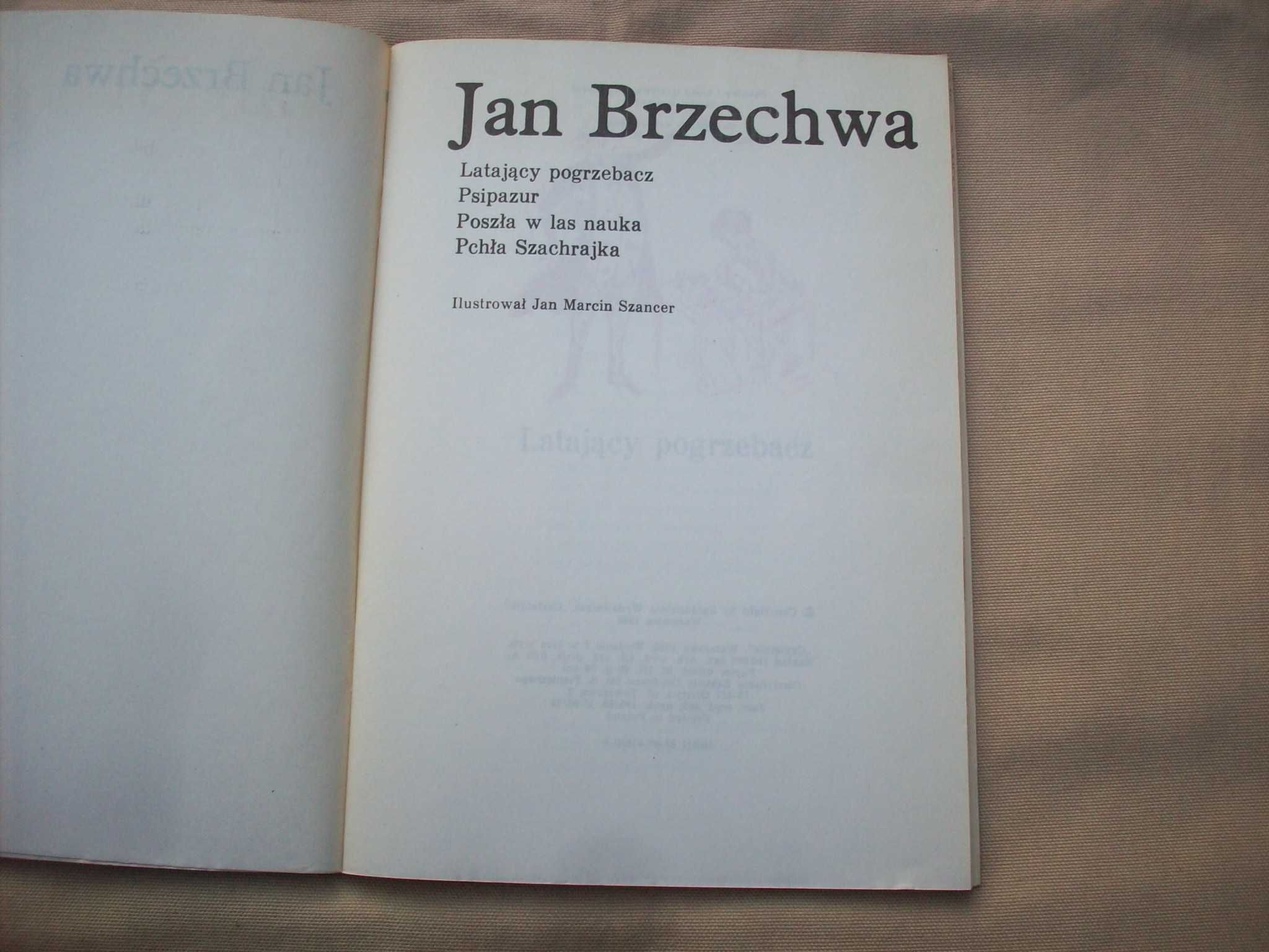 Latający pogrzebacz, J.Brzechwa, il. J.M.Szancer, 1988.