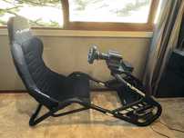 Setup sim racing Moza + playseat