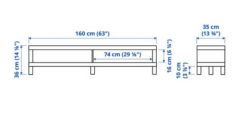 Móvel TV Lack branco IKEA