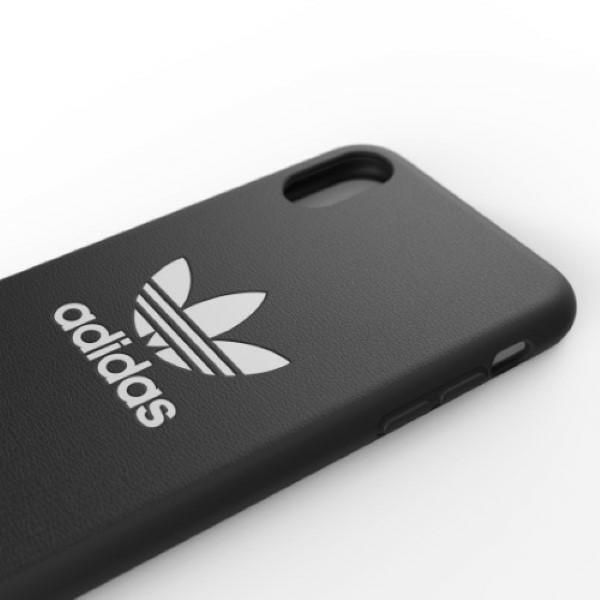 Etui Adidas OR Moulded Case Basic dla iPhone X/Xs - Czarno-Biały