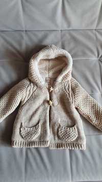 Prześliczna kurteczka, sweterek Zara roz.92 Stan idealny!