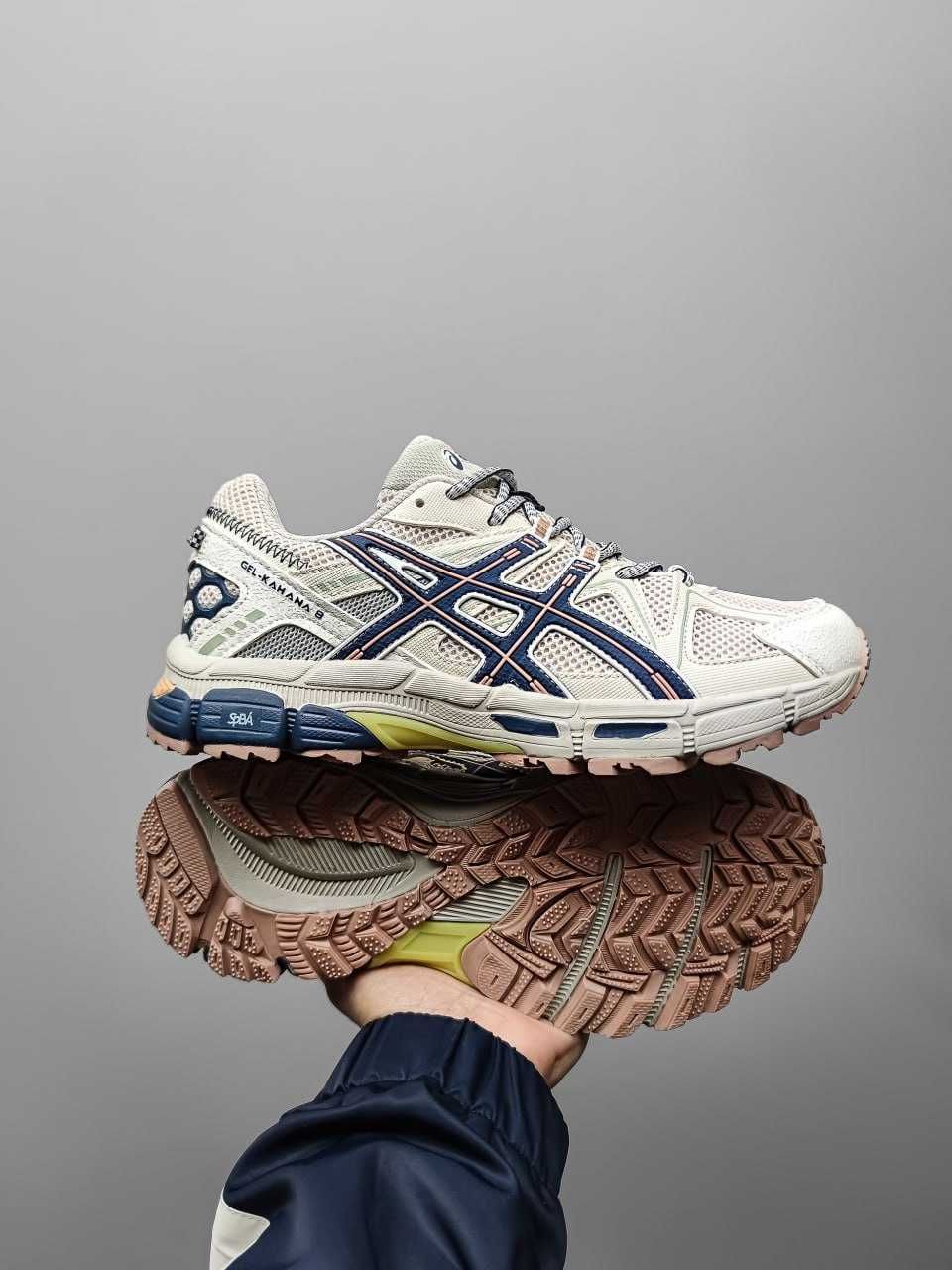 ХІТ! Asics Gel Kahana 8 Beige/Blue 41 42 43 44 45 46 асикс кроссы