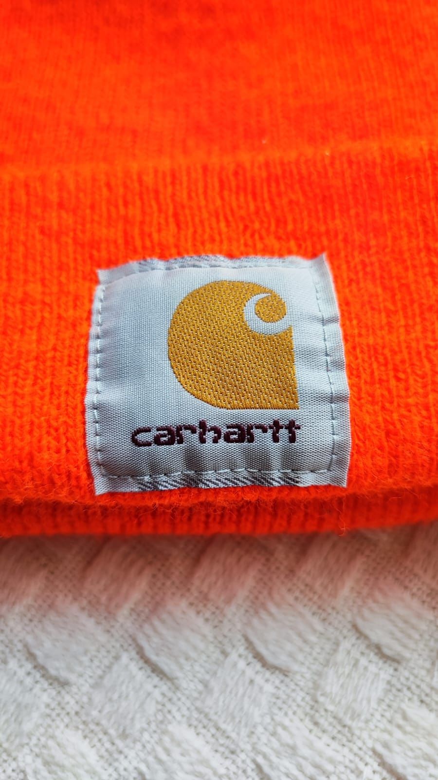 Czapka zimowa pomarańczowa Carhartt rozmiar uniwersalny 100% Akryl