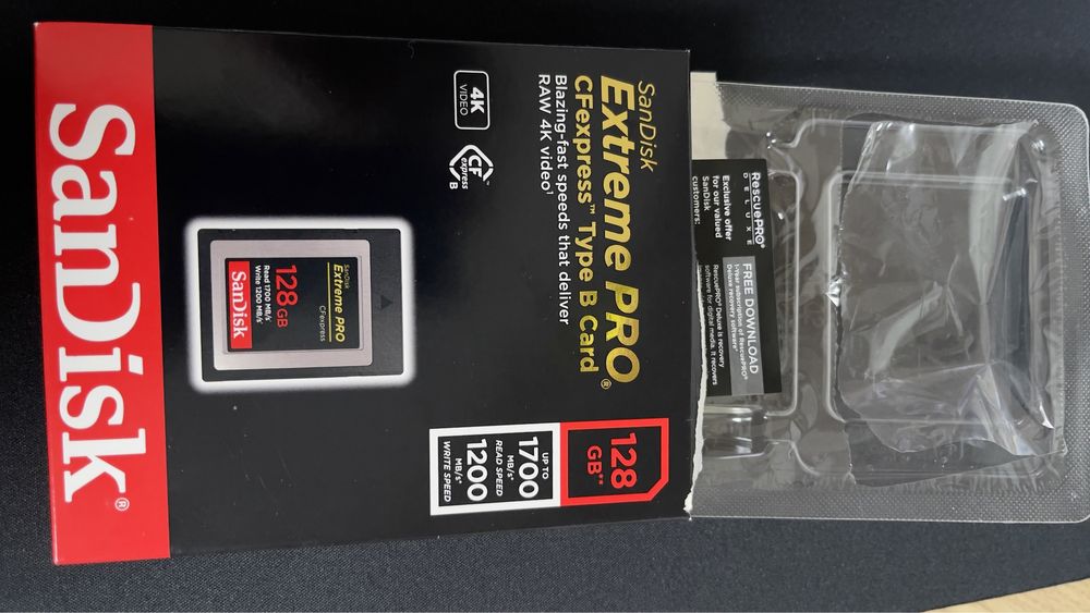 Karta pamięci SanDisk CFexpress Extreme Pro Type B 128GB